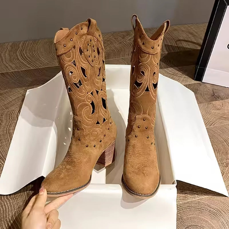 Stivali Western Vintage | Aselyn